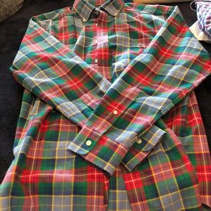 Button Down size L Slim Fit Tucker Shirt.